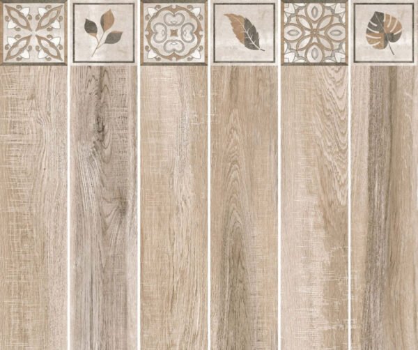 Oreal OR15826 Wooden Look Matt Porcelain Strip Tile